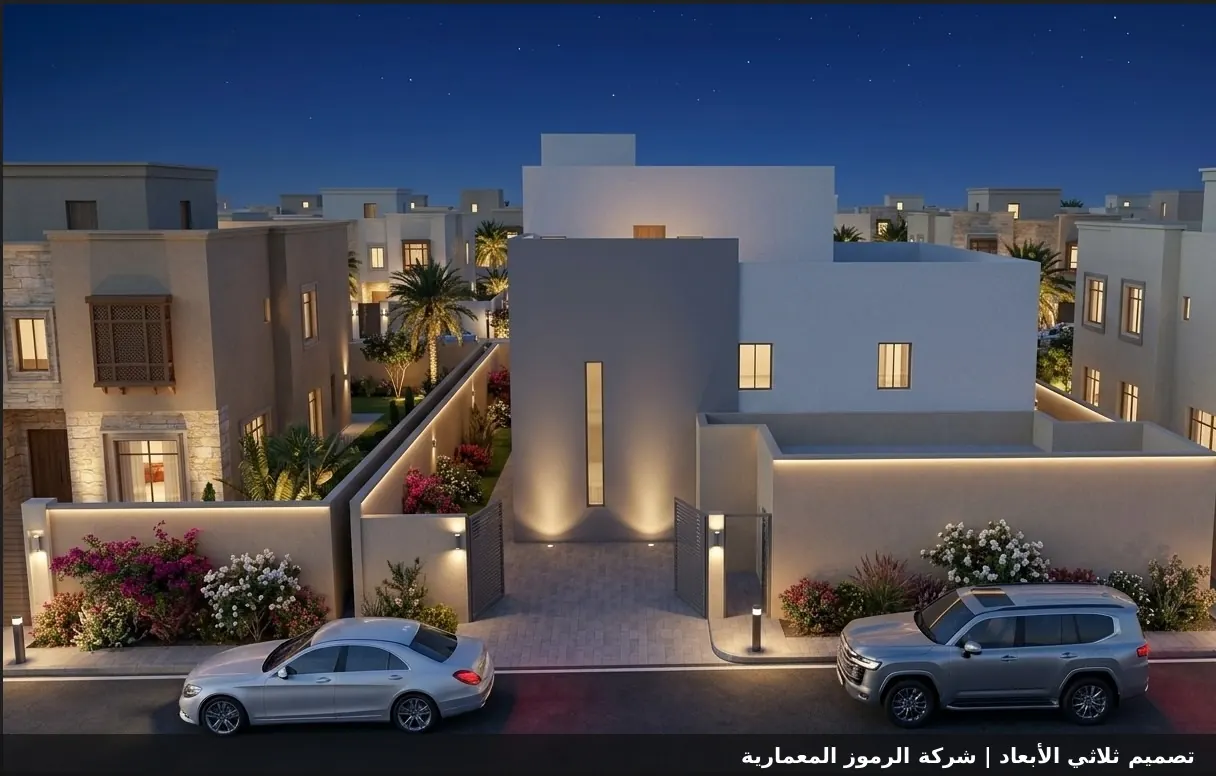 منظور ليلي لفيلا سكنية في جدة